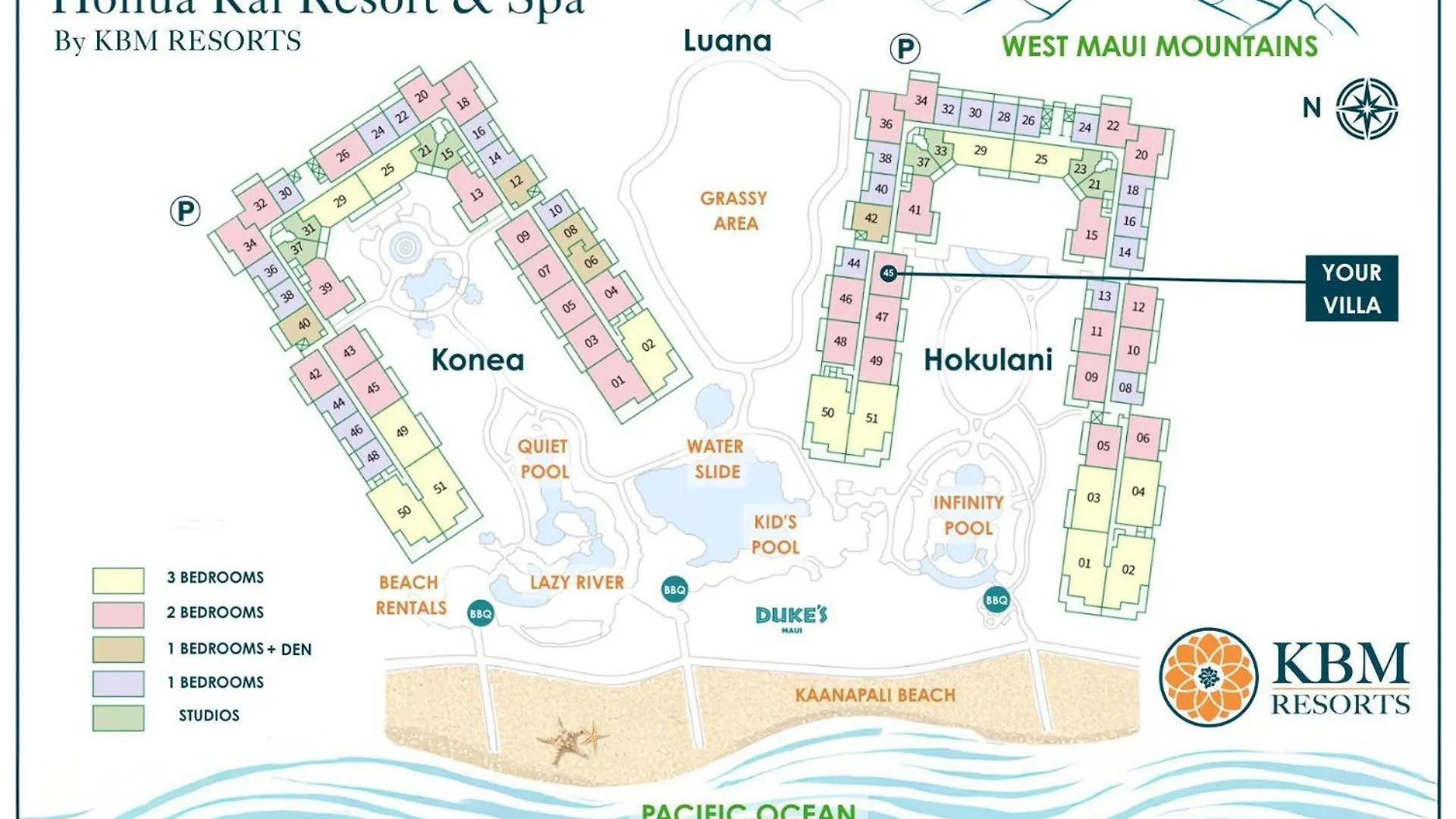 קנאפאלי Kbm Resorts Free Car Honua Kai Hokulani Ocean View 2Bedroom Condo Hkh-545 Sweeping Ocean Views Best Location דירה